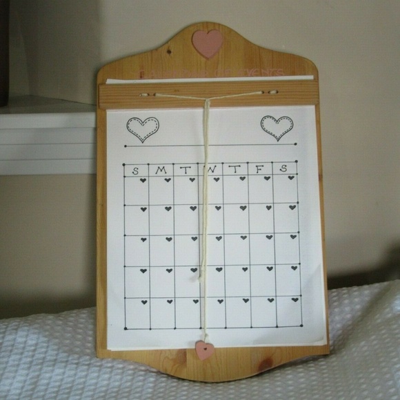 Wooden Calandar -Handmade - Picture 4 of 6